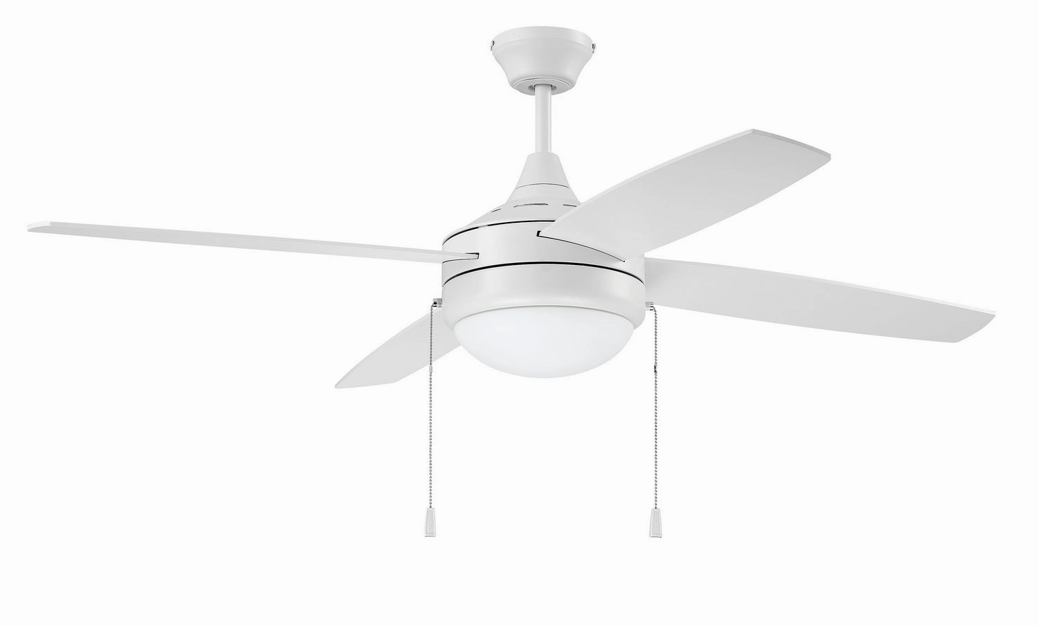 Craftmade Phaze 4 Blade 52" Pull Chain AC Ceiling Fan with LED Light