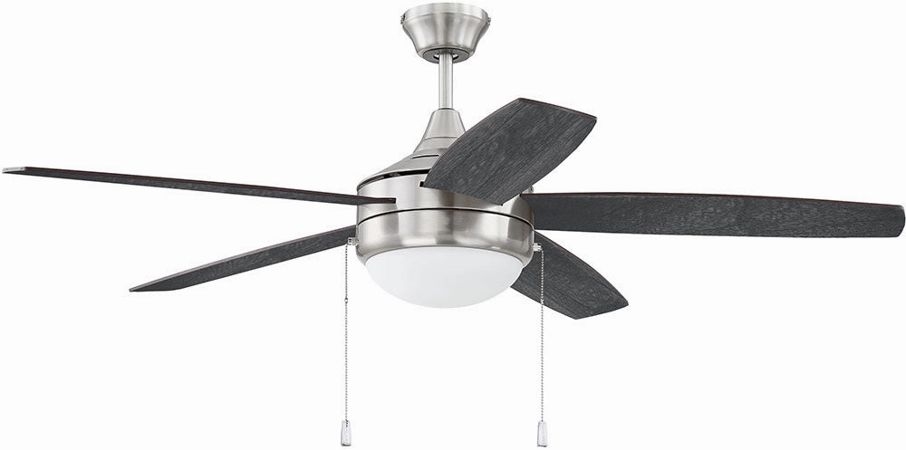 Craftmade Phaze 5 Blade 52" Pull Chain Ceiling Fan with LED Light