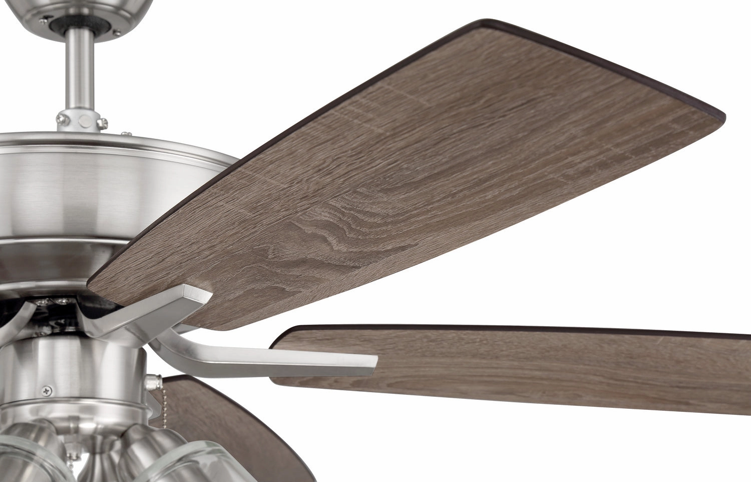 Craftmade Pro Plus 104 52" Pull Chain Clear Ceiling Fan with 4 Light LED Kit