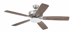 Craftmade Pro Plus 112 52" Ceiling Fan with Slim 18W LED Light and Wall Control Ceiling fan with adjustable speed settings