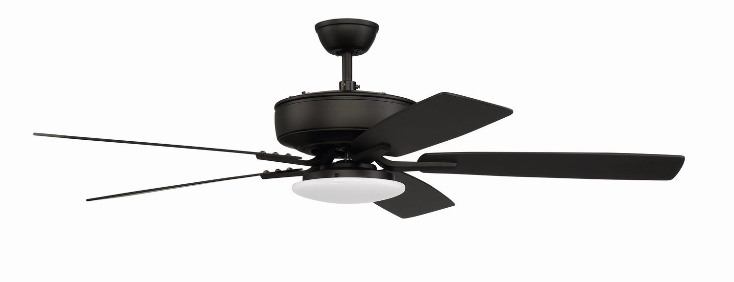 Craftmade Pro Plus 112 52" Ceiling Fan with Slim 18W LED Light and Wall Control