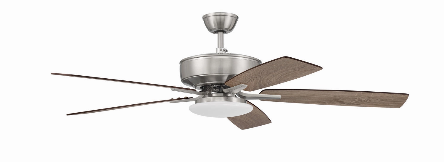 Craftmade Pro Plus 112 52" Ceiling Fan with Slim 18W LED Light and Wall Control