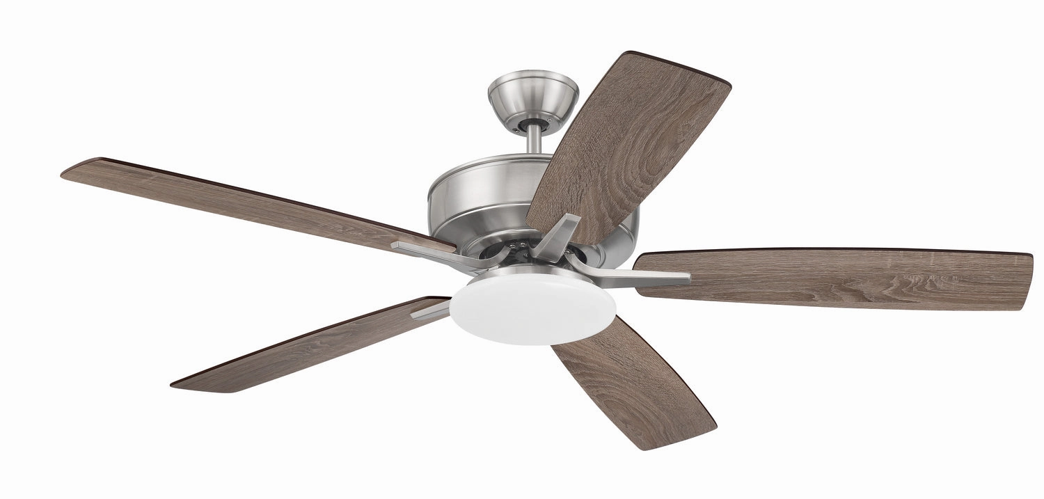 Craftmade Pro Plus 112 52" Ceiling Fan with Slim 18W LED Light and Wall Control Ceiling fan with adjustable speed settings