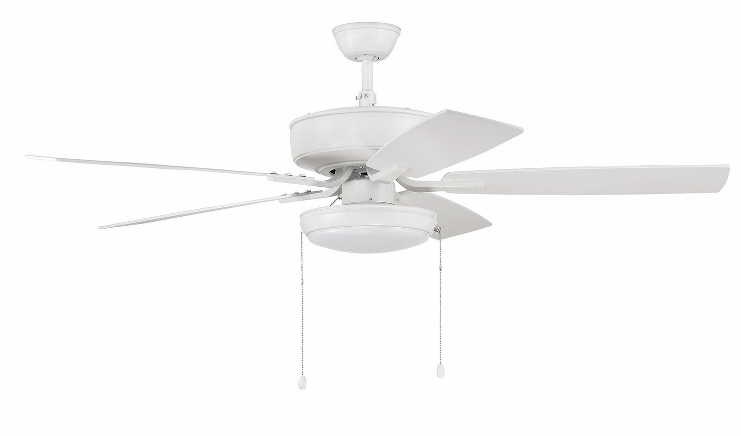 Craftmade Pro Plus 119 52" Pull Chain Ceiling Fan with Pan 18W LED Light
