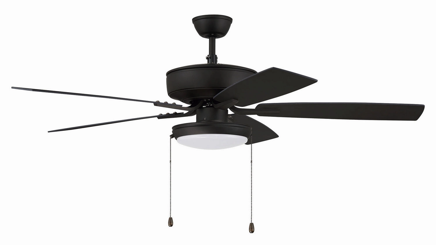 Craftmade Pro Plus 119 52" Pull Chain Ceiling Fan with Pan 18W LED Light