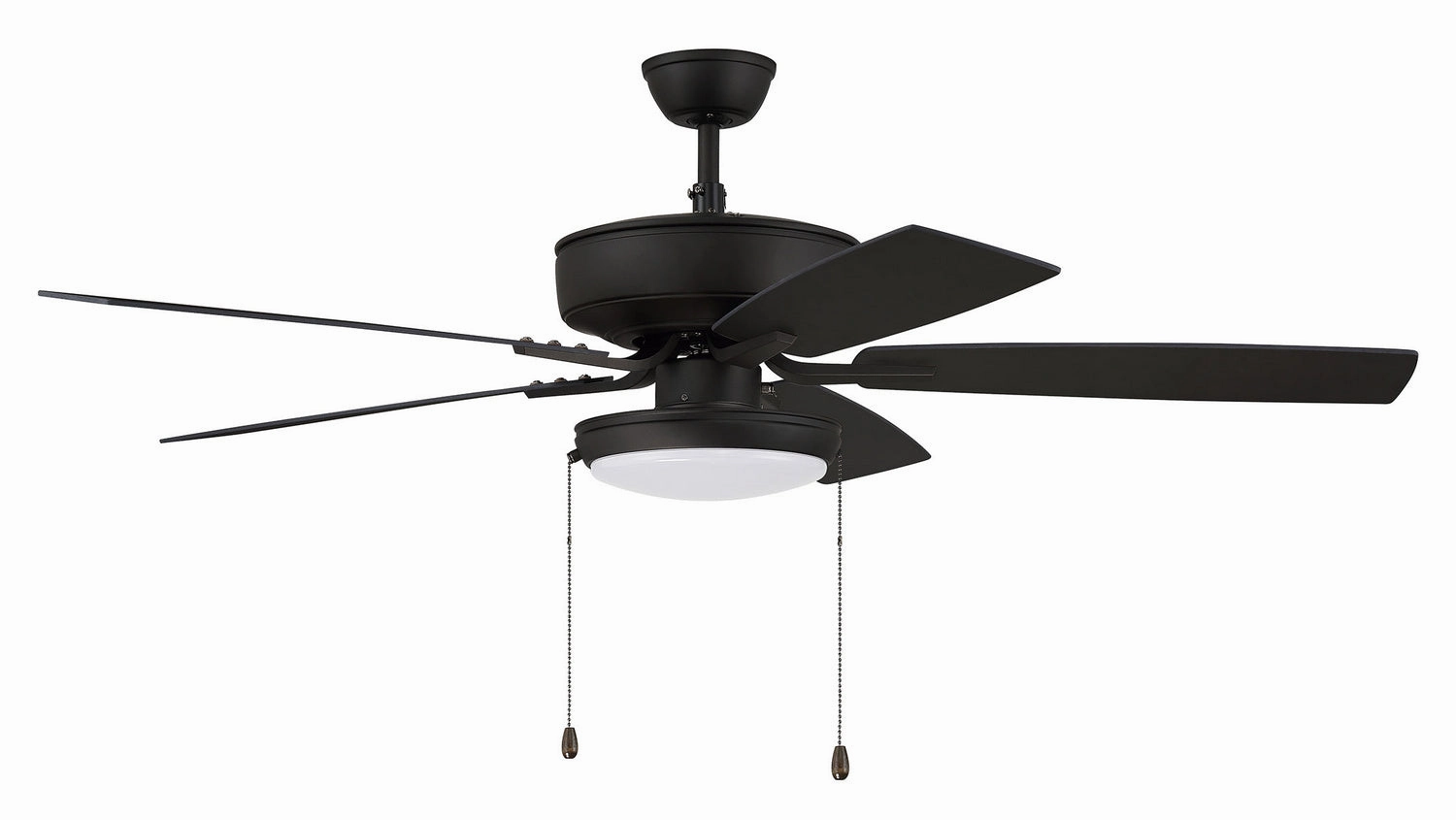 Craftmade Pro Plus 119 52" Pull Chain Ceiling Fan with Pan 18W LED Light