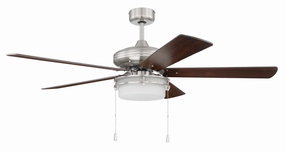 Craftmade Stonegate 52" Pull Chain Ceiling Fan with LED Light Ceiling fan with adjustable speed settings