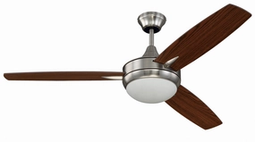 Craftmade Targas 52" Ceiling Fan with 22W LED Light and Wall Control Ceiling fan with adjustable speed settings