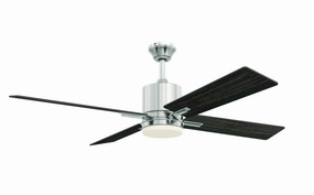 Craftmade Teana 52" Ceiling Fan with 22W LED and Wall Control Ceiling fan with adjustable speed settings