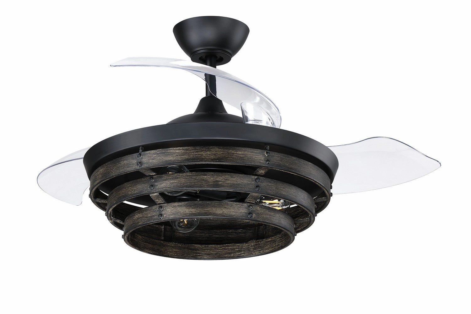 Craftmade Whiskey| Indoor Ceiling Fan with 24W A19 & Remote/WiFi chandelier ceiling fans for elegant decor