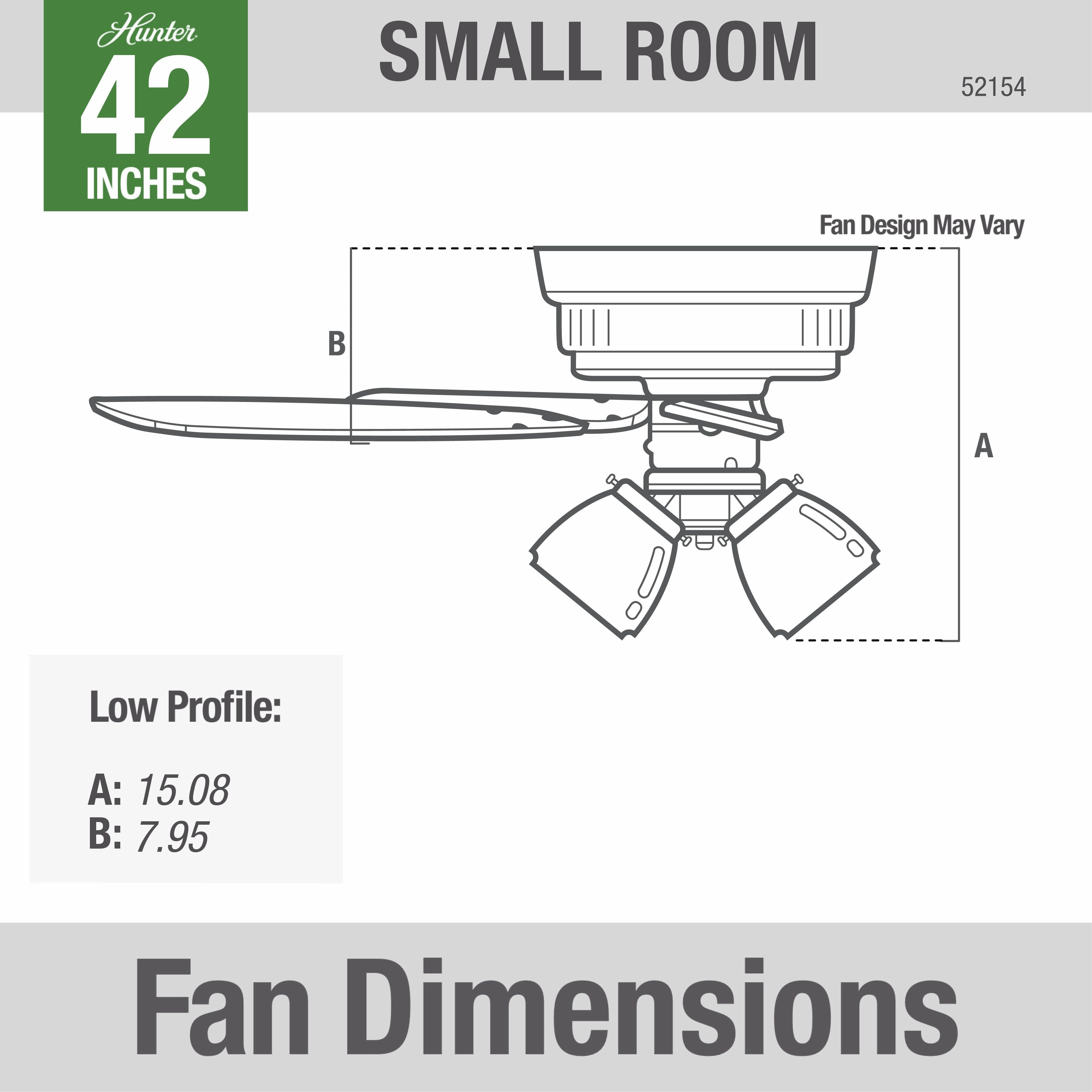 Crestfield 42"Ceiling Fan Brushed Nickel