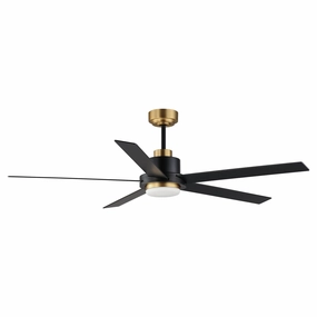 Daisy 60" 5-Blade Fan with LED Light Kit ceiling fans with integrated LED lighting