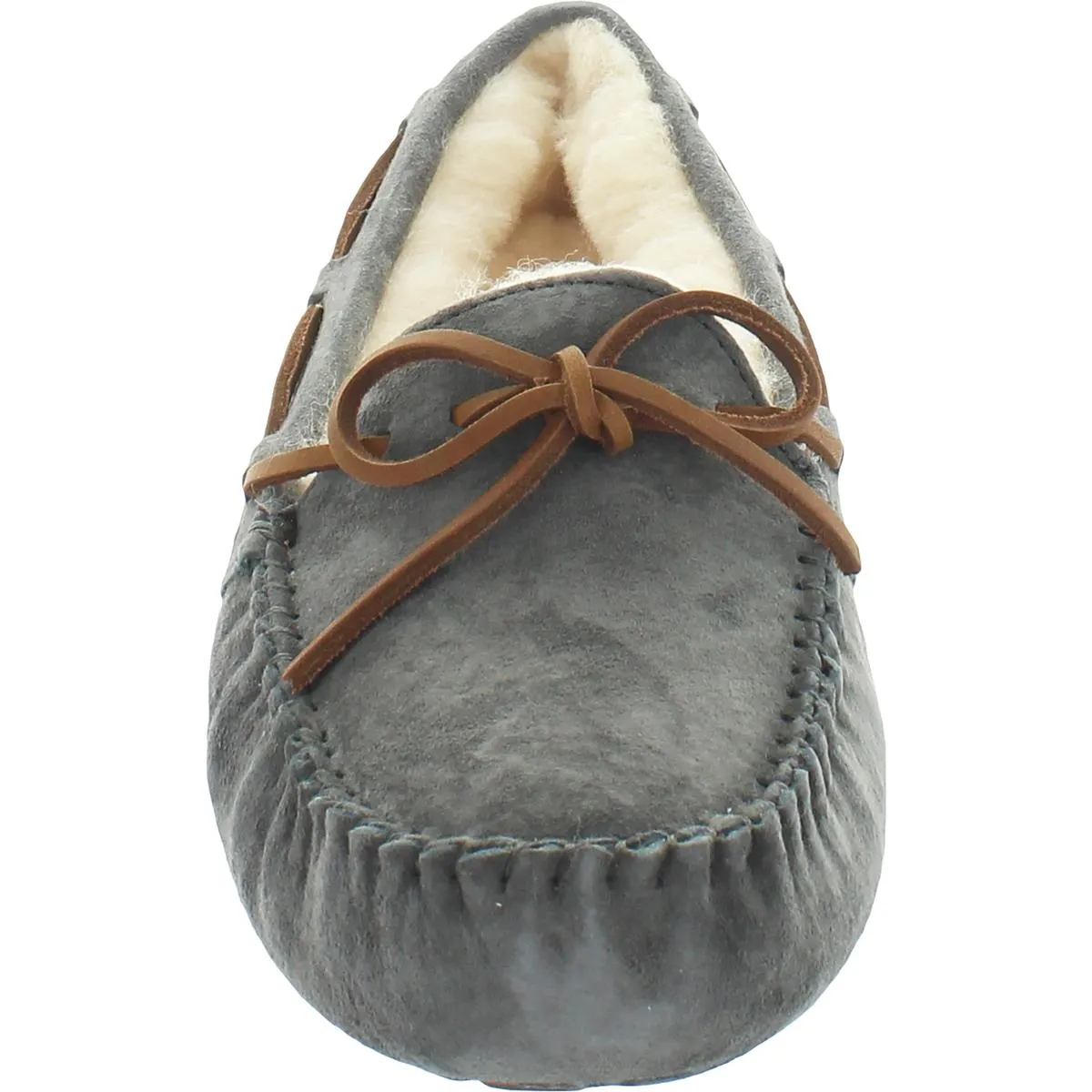 Dakota Womens Suede Sheepskin Lined Moccasin Slippers Hey Dude Shoes