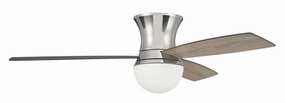 Daybreak 52"Ceiling Fan Polished Nickel space-saving huggers with modern style