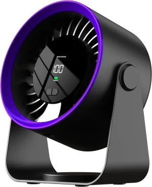 Desk Fan with Battery Operated, Strong Airflow 100 Speeds Quiet Digital Display Rechargeable Battery Operated Fan Portable Personal Fan for Office, Bedroom, Kitchen, Travel Camping USB Table Fan Mini handheld fan for personal cooling