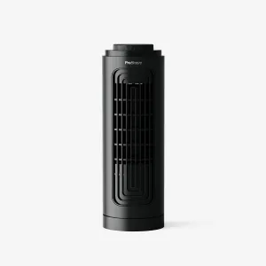 Desktop 3 Speed Mini Tower Fan - Black tower fans for vertical air circulation