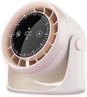 Desktop Circulating Fan with 100 Speeds, Whisper-Quiet Brushless Motor, USB-C Fast Charging & 10 Hr Runtime Desk Fan Table Fan for Office, Kitchen & Bedroom Cooling USB desktop fan for workspace