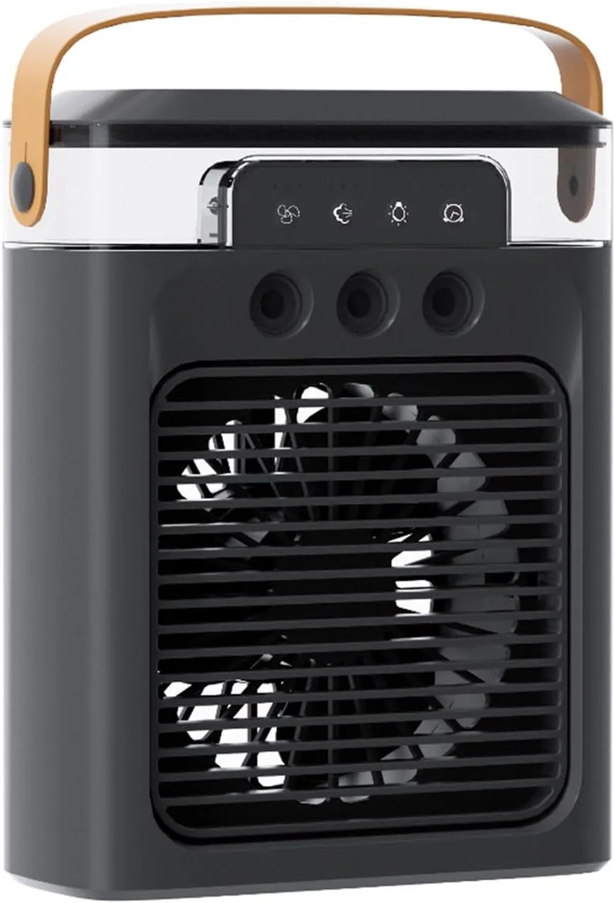 Desktop Fan Electric Fan Efficient Cooling Device ABS Texture Table Fan Electric Cooling Fan Suitable for Indoor Use Desktop fan with humidification feature