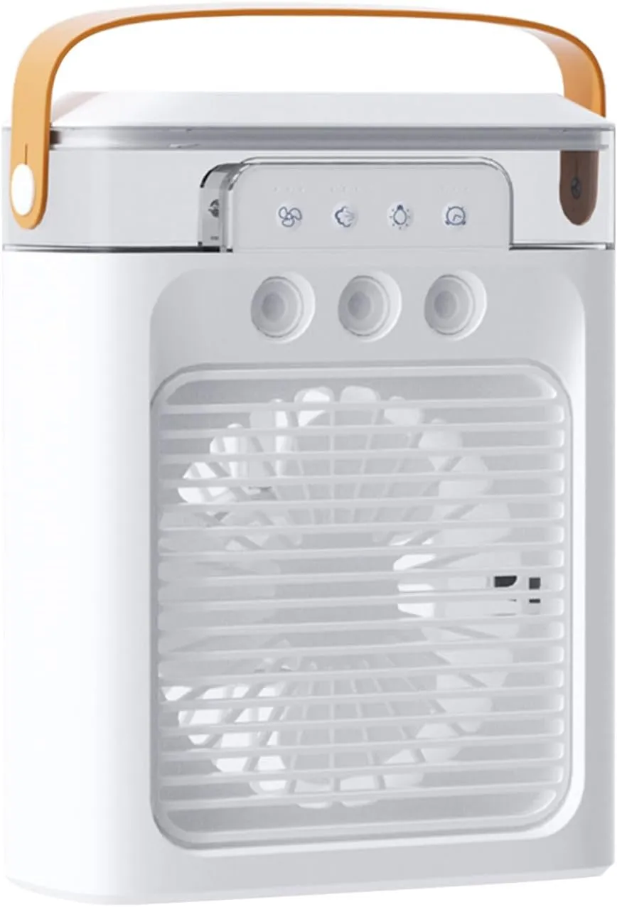 Desktop Fan Electric Fan Efficient Cooling Device ABS Texture Table Fan Electric Cooling Fan Suitable for Indoor Use Desktop fan with humidification feature