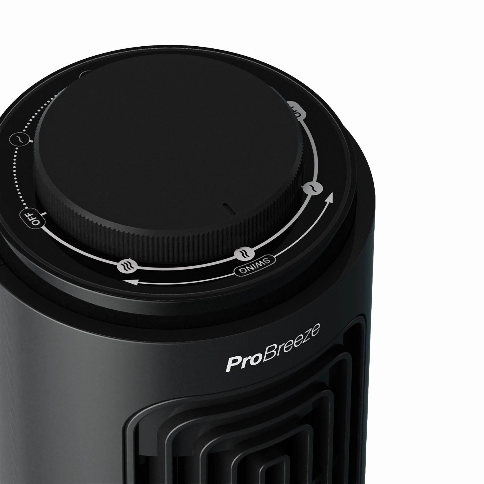 Desktop 3 Speed Mini Tower Fan - Black