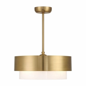 Diana LED Fan D'Lier ceiling fans with integrated LED lighting