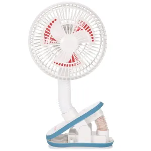 Diono Stroller Fan, Clip On Baby Safe Stroller Fan with Flexible Neck for Perfect Angle, Universal Fit with Most Strollers Rear-mounted fan for childrens safety