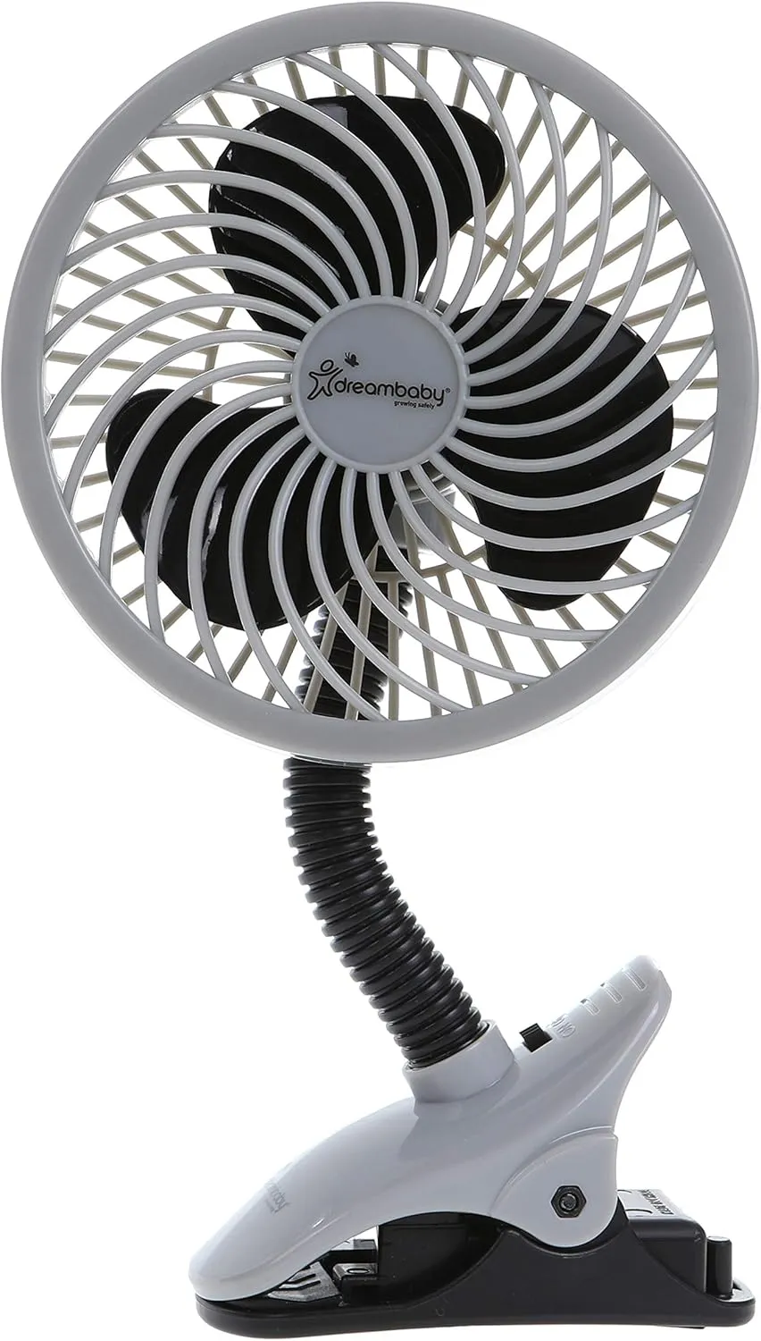 Dreambaby Caged Deluxe EZY-Fit Clip On Fan (Black) Octopus-shaped decorative fan