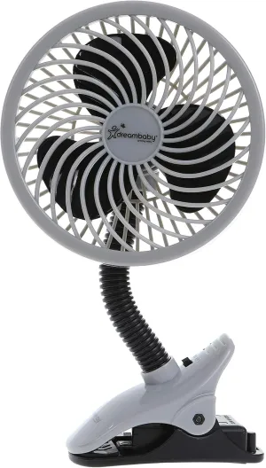 Dreambaby Caged Deluxe EZY-Fit Clip On Fan (Black) Octopus-shaped decorative fan