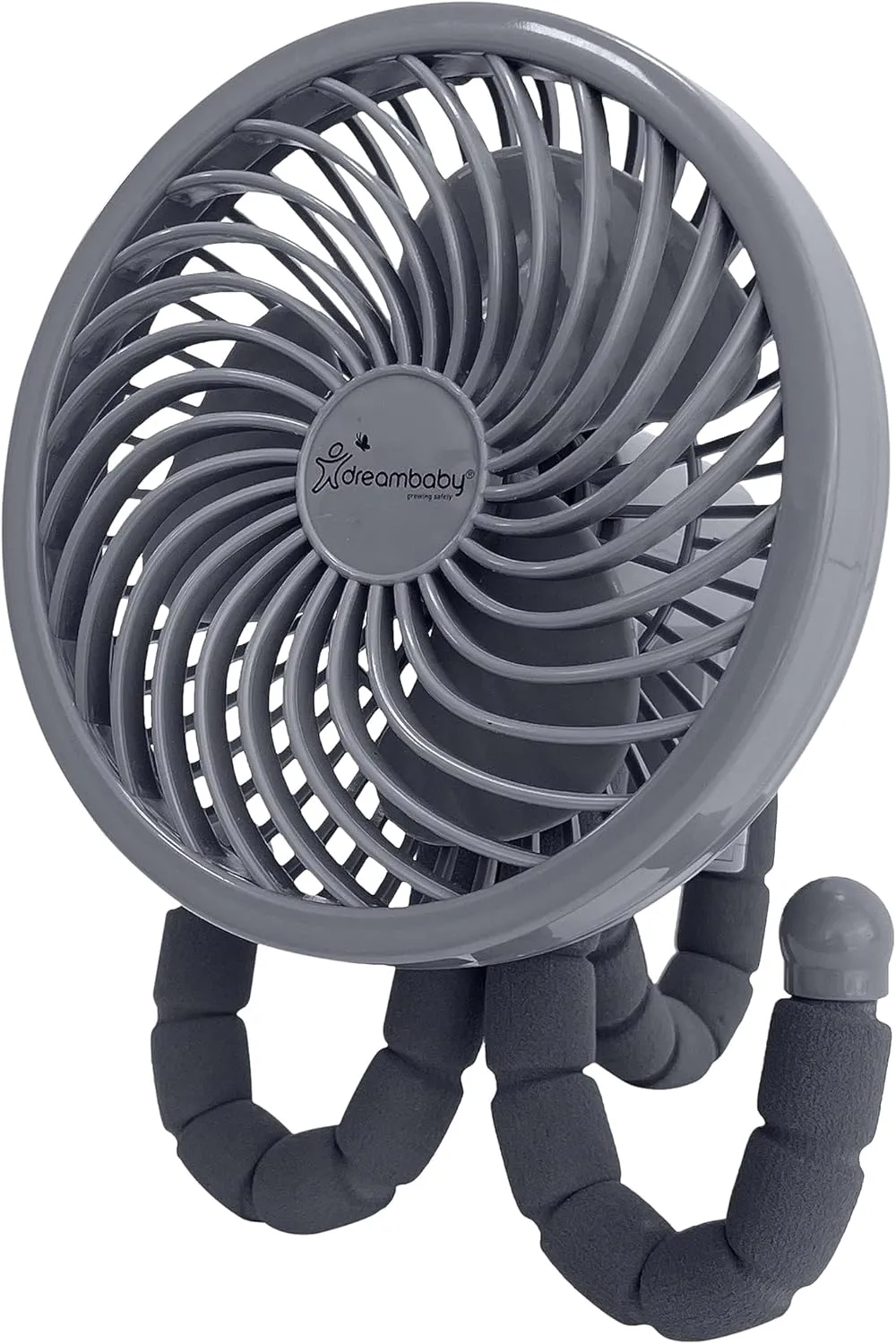 Dreambaby Smart Grip Deluxe Fan, Octopus Wrap Around Legs, Adjustable, Battery Operated