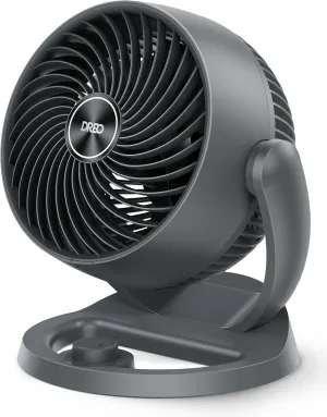 Dreo Desk Fan, 12-Inch Air Circulator Fan for Bedroom, 70ft Powerful Airflow, 120 Tilt Adjustment, 28dB Ultra-Quiet, 3 Speeds Small Table Fan for Whole Room, Home, Office Desktop fan with humidification feature