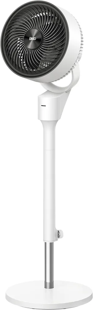 Dreo Fan for Bedroom, 80 Oscillating Standing Fan, 25dB Quiet, 80ft Pedestal Fans for Home Office, 90 Manual Vertical, 3 Speeds, Remote, 34-41" Adjustable Height, Air Circulator Tower bladeless fan for modern homes
