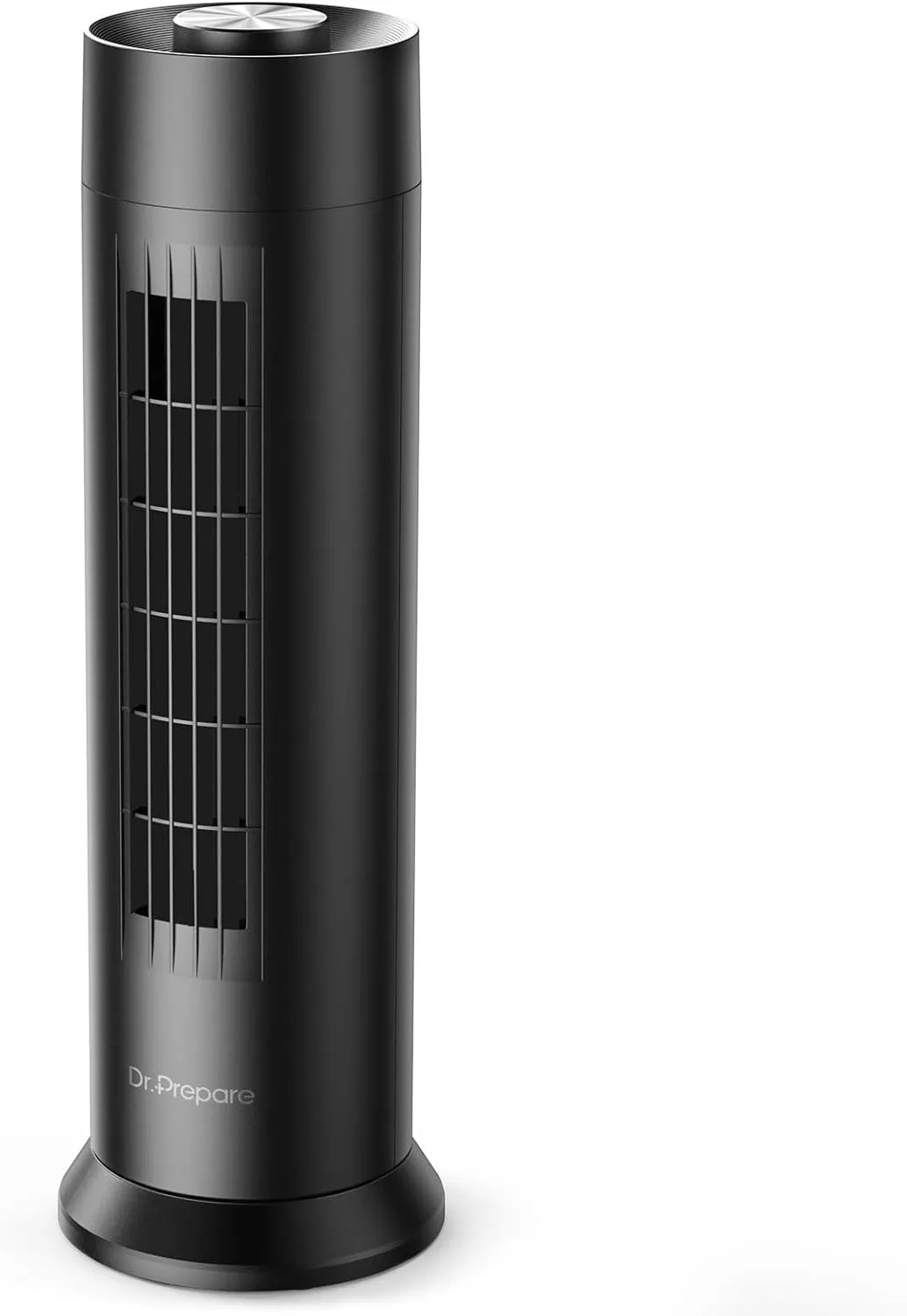 DR.PREPARE Tower Fan, 28dB Quiet Desk Fan, 3Speeds, 80 Oscillation, Detachable Washable Bladeless Design, 16 Inch Portable Table Fan for Room, Home, Office,Black Tower bladeless fan for modern homes