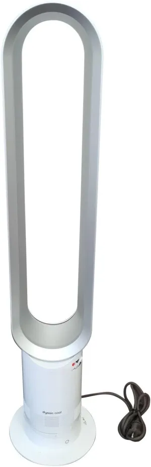 Dyson Cool AM07 Mini Air Multiplier Tower Fan White/Silver Tower bladeless fan for modern homes