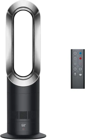 Dyson Hot Cool Fan Heater AM09 Black/Nickel, Large Tower bladeless fan for modern homes