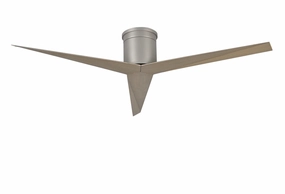 Eliza 56"Ceiling Fan Brushed Nickel hugger fans for rooms with low ceilings
