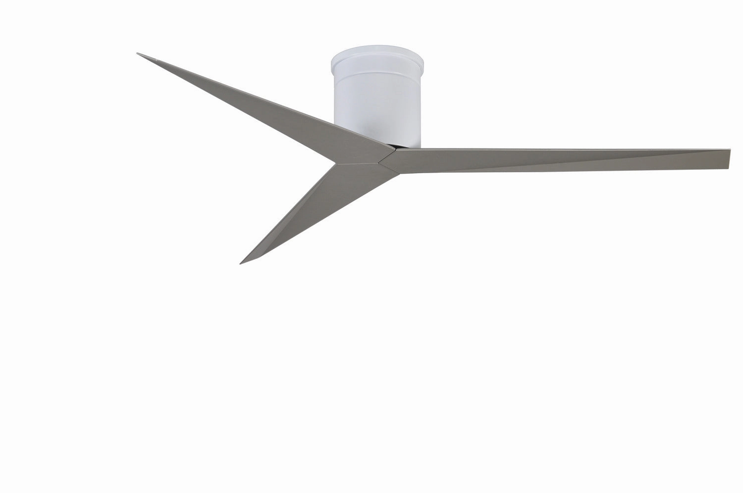 Eliza 56"Ceiling Fan Gloss White hugger fans for rooms with low ceilings