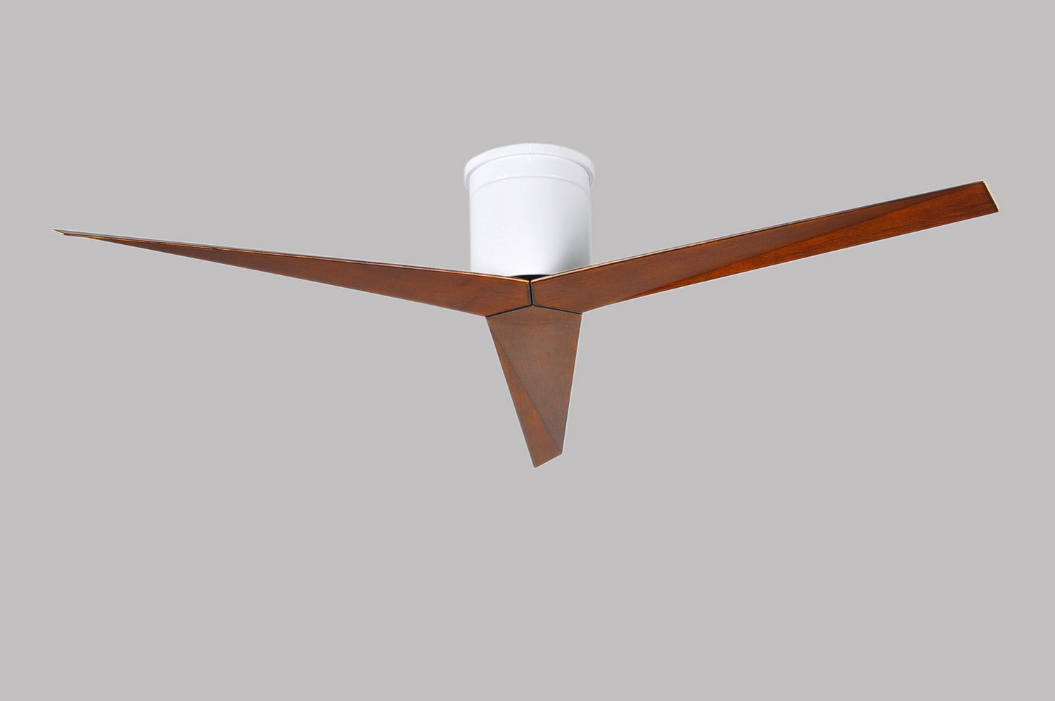 Eliza 56"Ceiling Fan Gloss White hugger fans for rooms with low ceilings