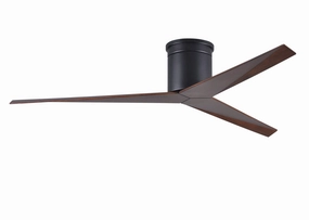 Eliza 56"Ceiling Fan Matte Black hugger fans for rooms with low ceilings