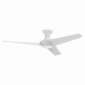 Emiko-H 56"Ceiling Fan White ifan smart fans for connected homes