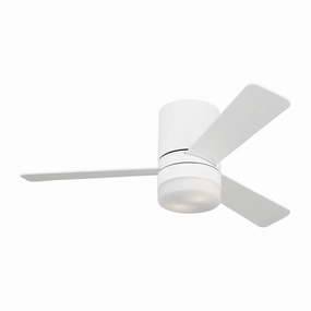 Era 44" Ceiling Fan Matte White space-saving huggers with modern style