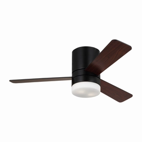 Era 44" Ceiling Fan Midnight Black space-saving huggers with modern style