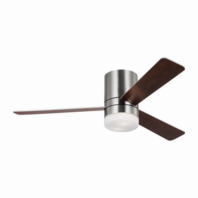 Era 52" Ceiling Fan Brushed Steel space-saving huggers with modern style
