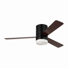 Era 52" Ceiling Fan Midnight Black space-saving huggers with modern style
