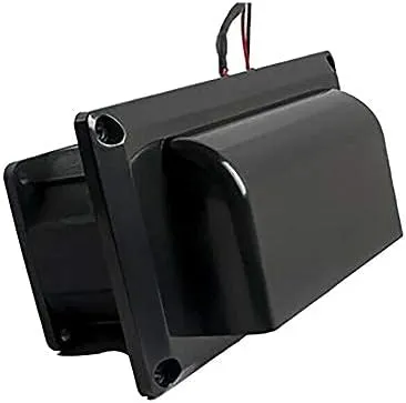 Exhaust Fan, 12V RV Side Vent Fan, Air Vent Ventilation Fan Plastic Exhaust Fan for RV Motorhome Caravan Camper Boat Marine Yacht (Black) Solar-powered car fan for ventilation