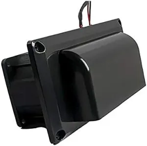 Exhaust Fan, 12V RV Side Vent Fan, Air Vent Ventilation Fan Plastic Exhaust Fan for RV Motorhome Caravan Camper Boat Marine Yacht (Black) Solar-powered car fan for ventilation