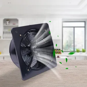 Exhaust Fan 16" Utility Blower Fan, 750W 2800RPM Industrial Ventilation Extractor Exhaust Air Blower Ventilator Extractor Factory Extraction for Garage Kitchen. Fan with safety blade design