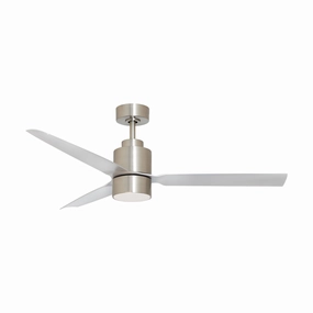 Falcon AC Damp 52" Indoor/Outdoor Fan with LED Light Kit quiet ceiling fans with remote control