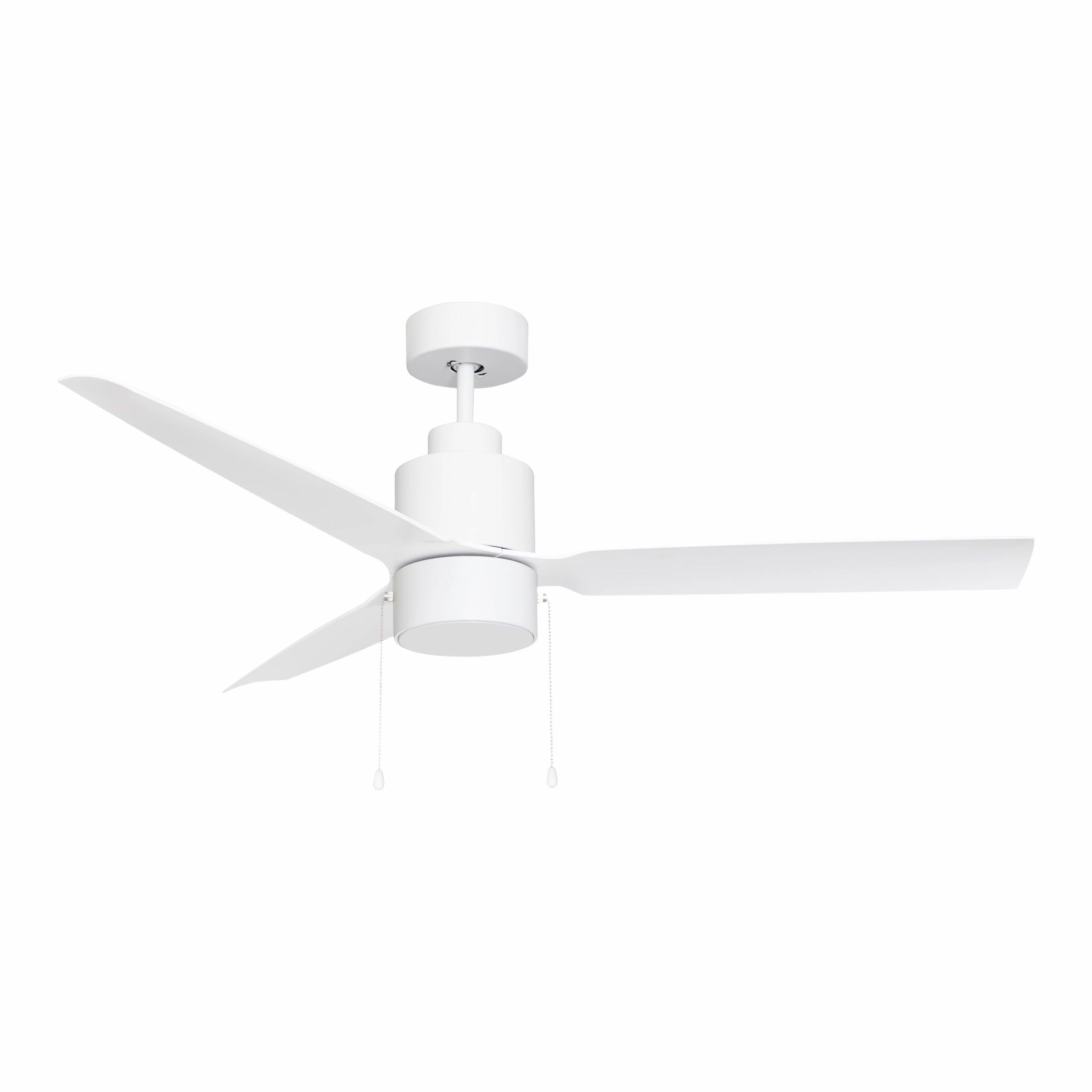 Falcon Pull Chain 52" Indoor/Outdoor Fan with LED Light quiet ceiling fans with remote control