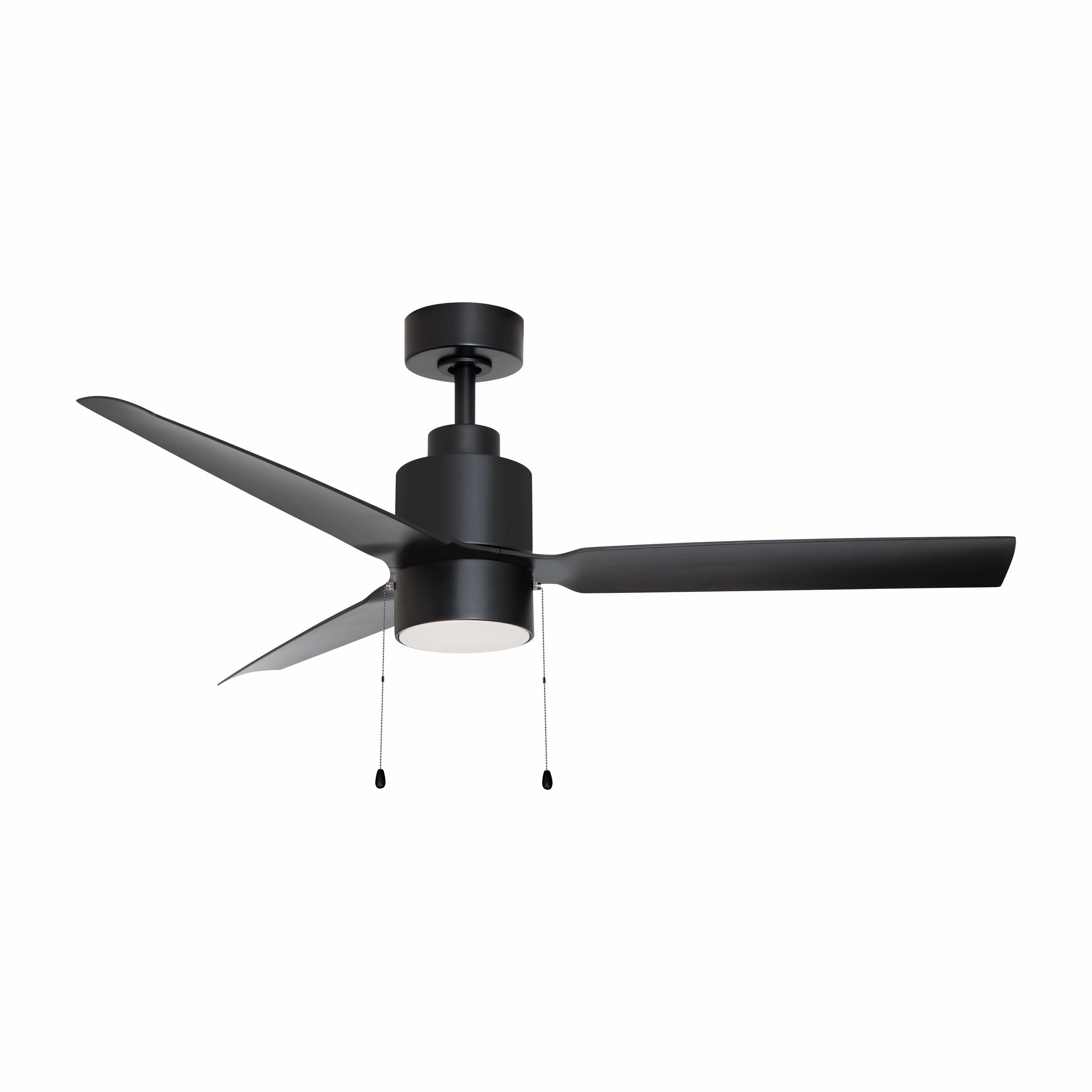 Falcon Pull Chain 52" Indoor/Outdoor Fan with LED Light led ceiling fans with light and remote