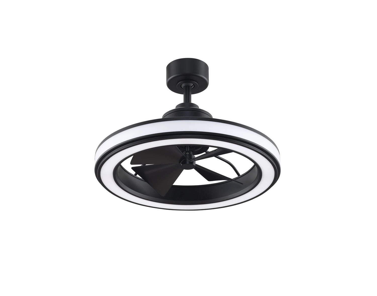 Fanimation 16" Gleam Indoor/Outdoor Fandelier Ceiling Fan with 20W LED Light and Remote Control compact indoor fans for apartment use